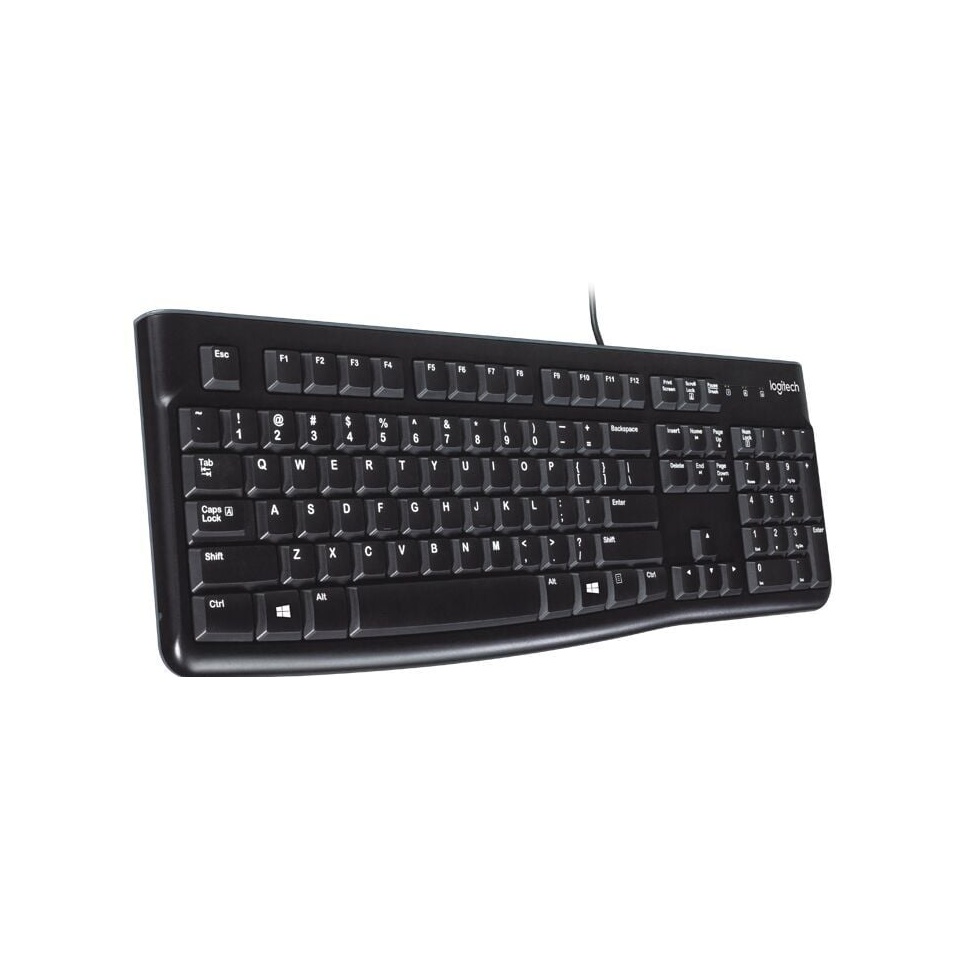 Logitech K120 klaviatuur USB Nordic, must.jpeg