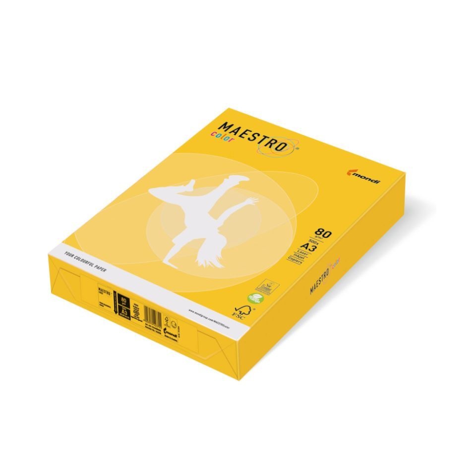 Paber Maestro A4-80g 500lk-pk, kollane.jpg