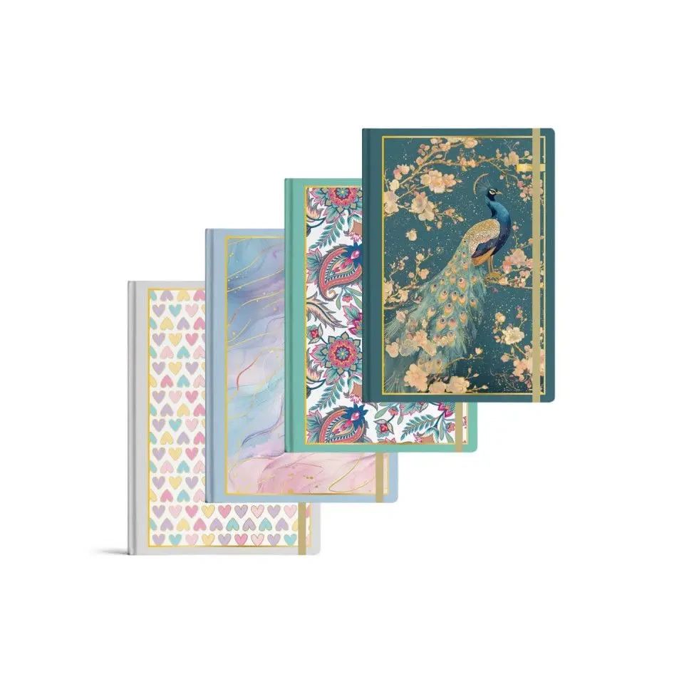 A5 märkmik 96lk, täpiline, kõva kaas- erinevad.webp