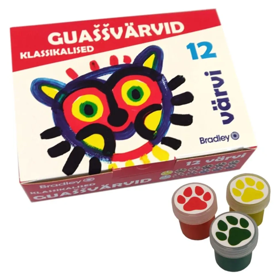 Bradley guaššid 20ml, 12värvi.webp
