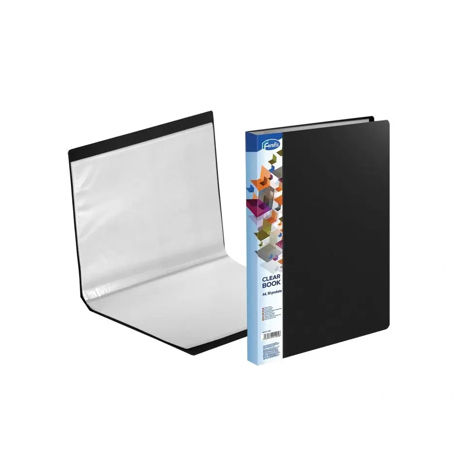 Forofis 30 taskuga esitluskaaned, must.webp