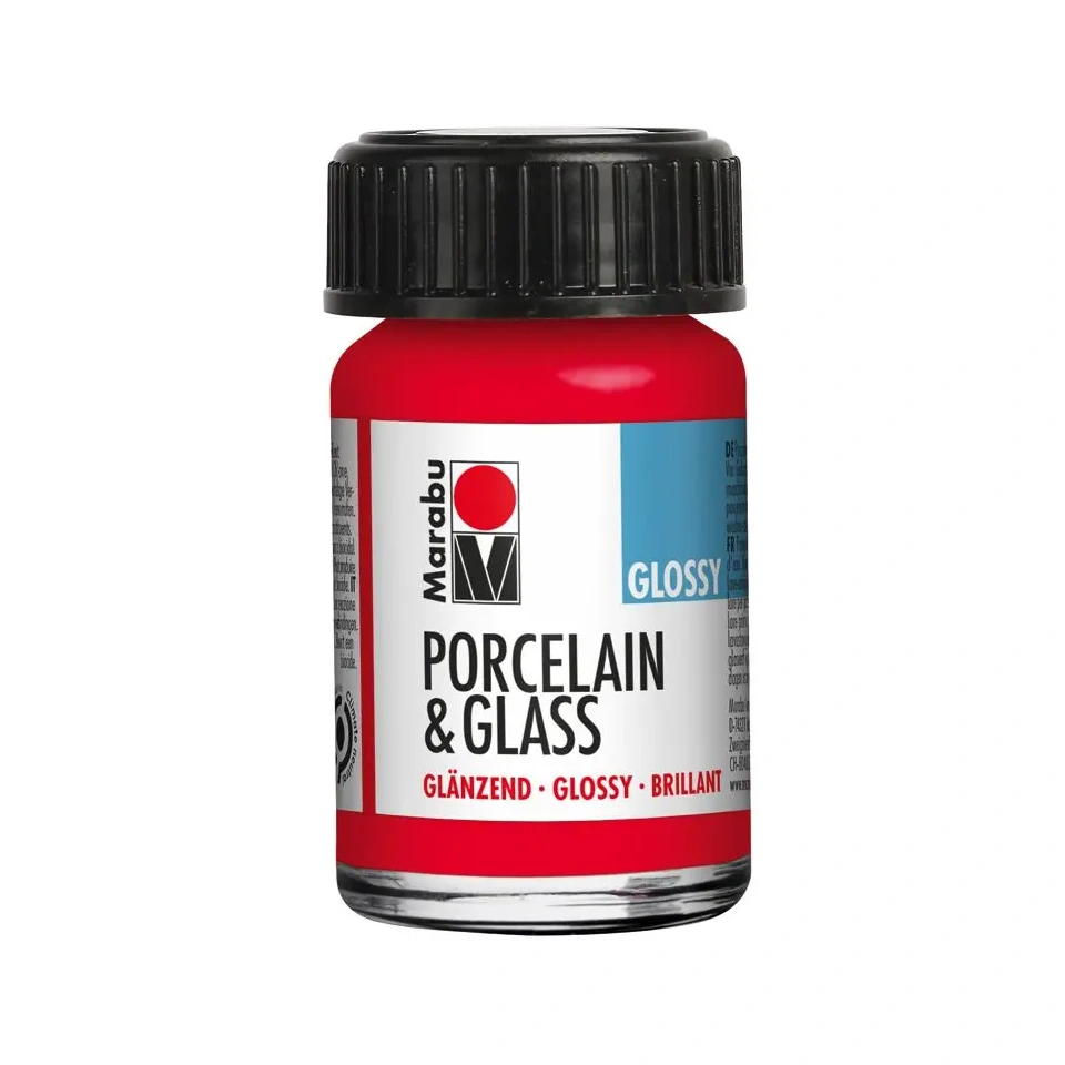 Portselani-ja klaasivärv Marabu 15ml punane.webp
