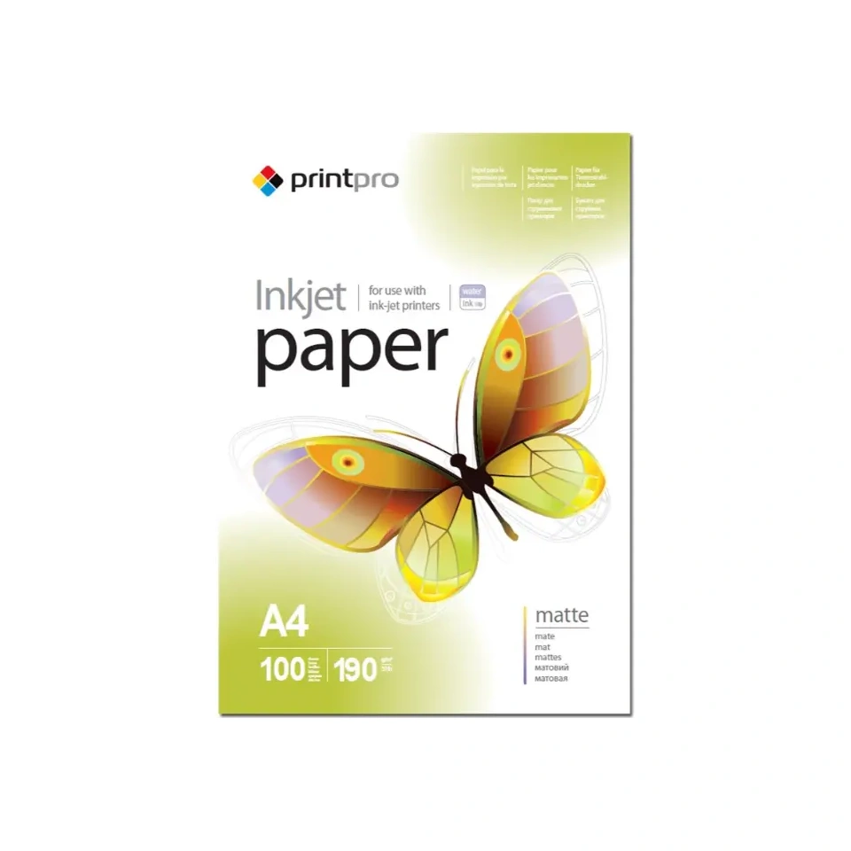 PrintPro fotopaber A4 190g matt 100lk.webp