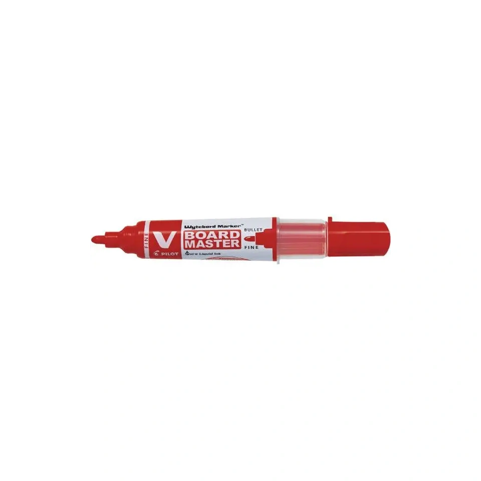 Valgetahvli marker Pilot V-BOARD MASTER, punane.webp