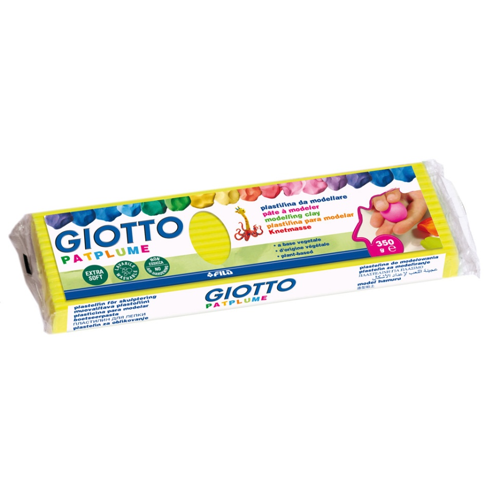 Plastiliin Giotto Patplume 350g kollane