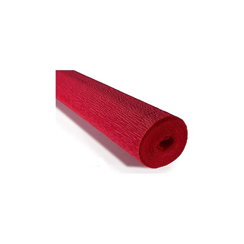 Krepp-paber 50cmx2,5m 180g Scarlet Red