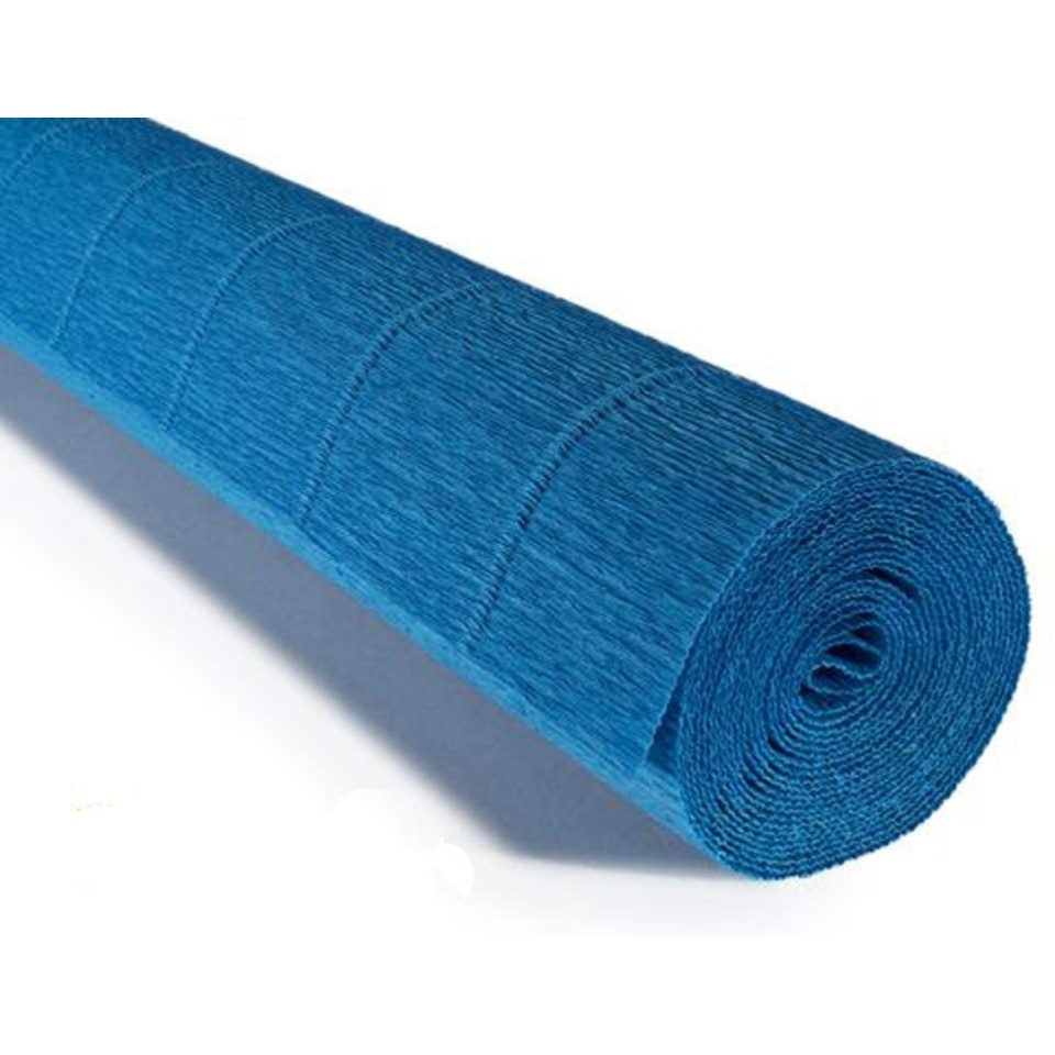 Krepp-paber 50cmx2,5m 180g Turquoise