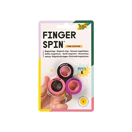 Finger Spins 3tk must, heleroosa, roosa