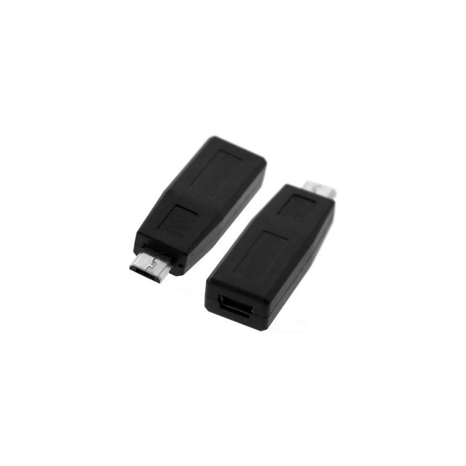 Adapter miniUSB pesa microUSB pistik