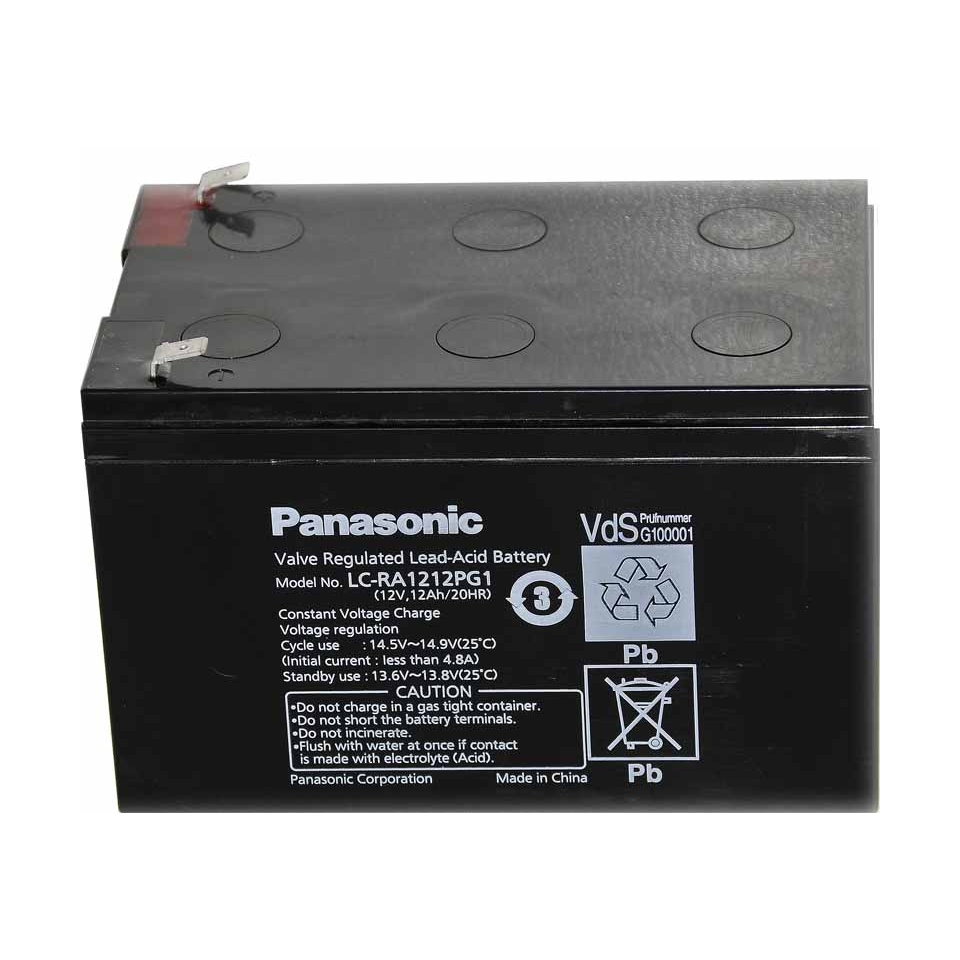 Aku 12V 12Ah Panasonic LC-RA1212PG