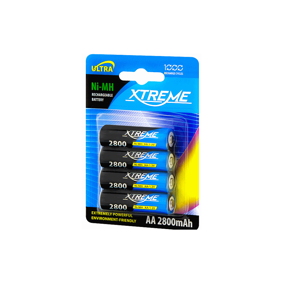 Akud AA 2800mAh  4tk pakis Xtreme