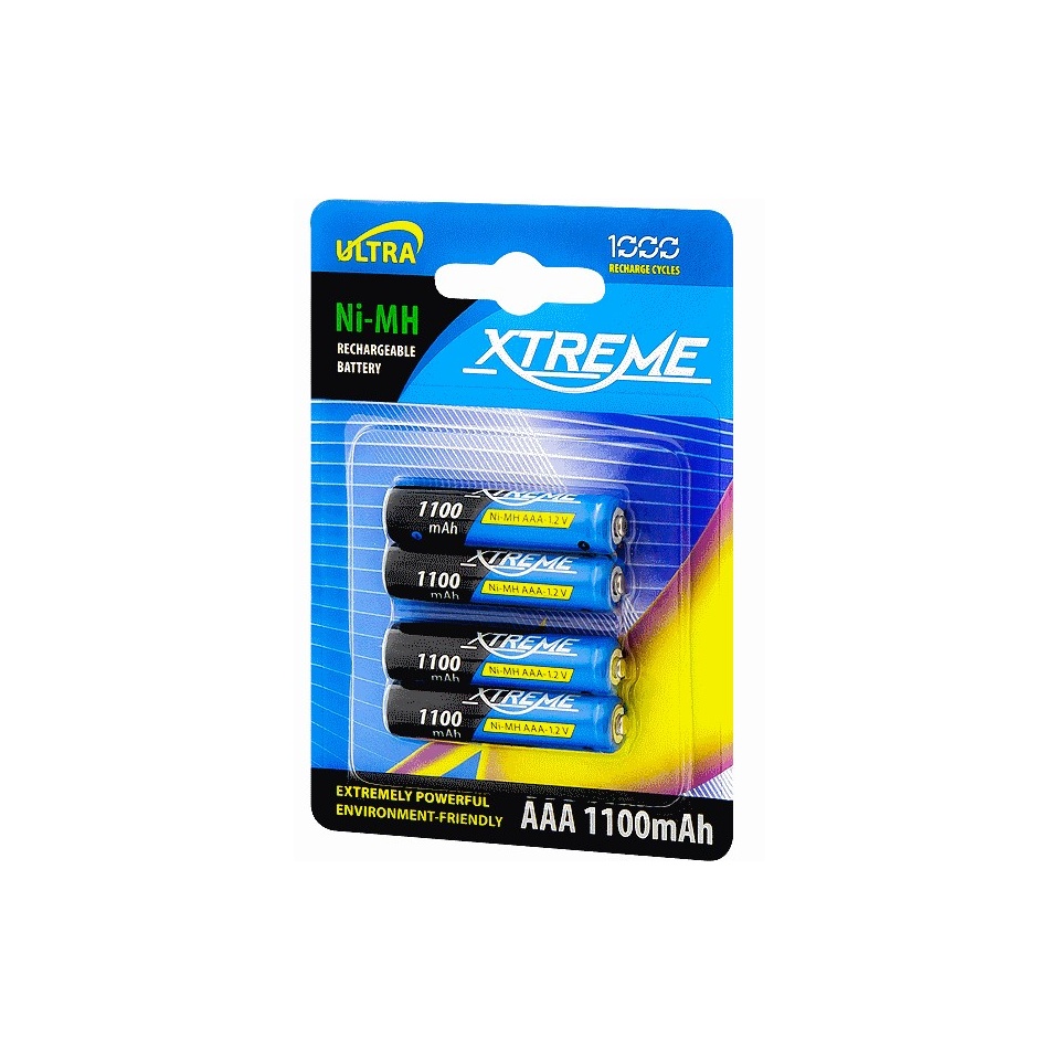 Akud AAA 1100mAh 4tk pakis Xtreme