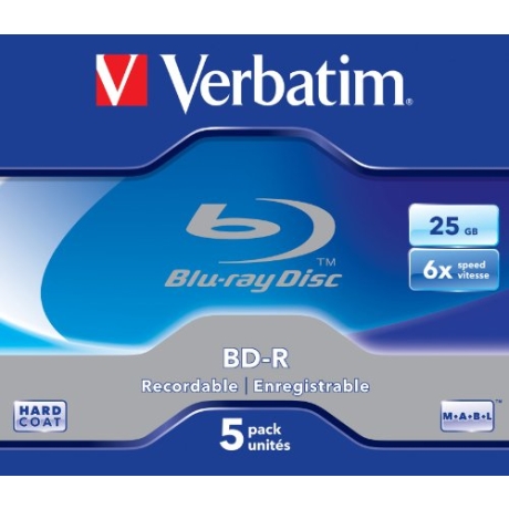 BD-R karbis Verbatim 5tk Blu-Ray