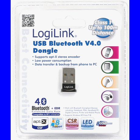 Bluetooth USB adapter V4.0+EDR kuni 100m