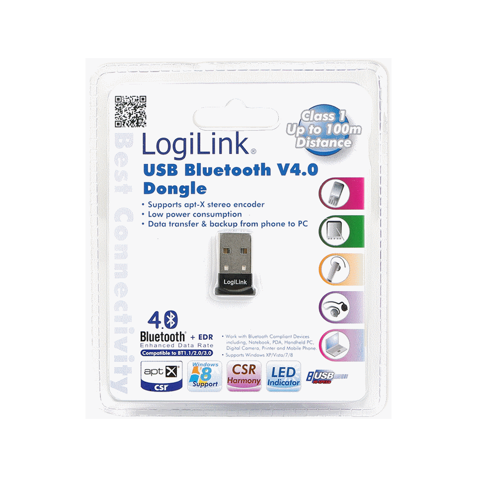 Bluetooth USB adapter V4.0+EDR kuni 100m
