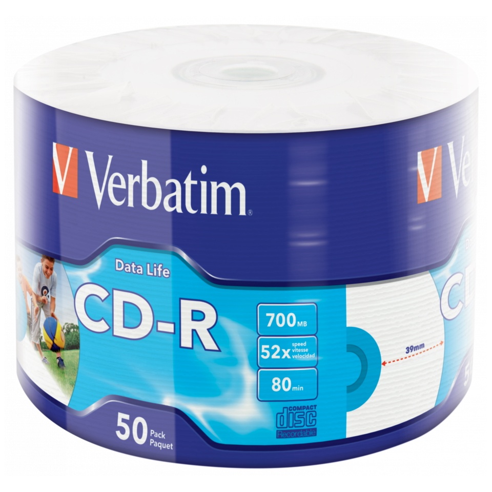 CD-R 50 pack Verbatim Printable