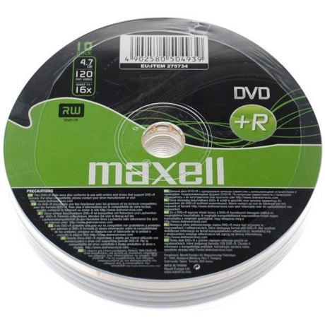 DVD+R 10 pack Maxell