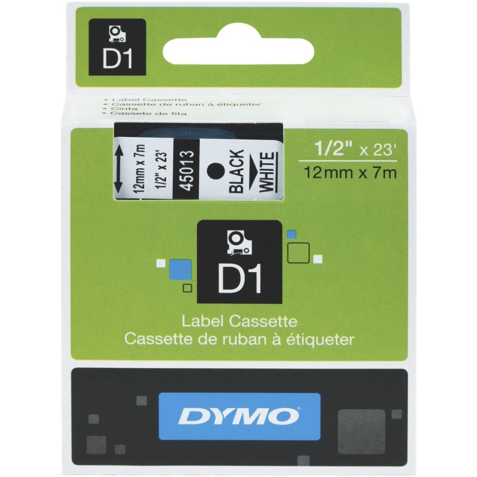 Kleepkirjalint Dymo D1 12mm 45013 m/v