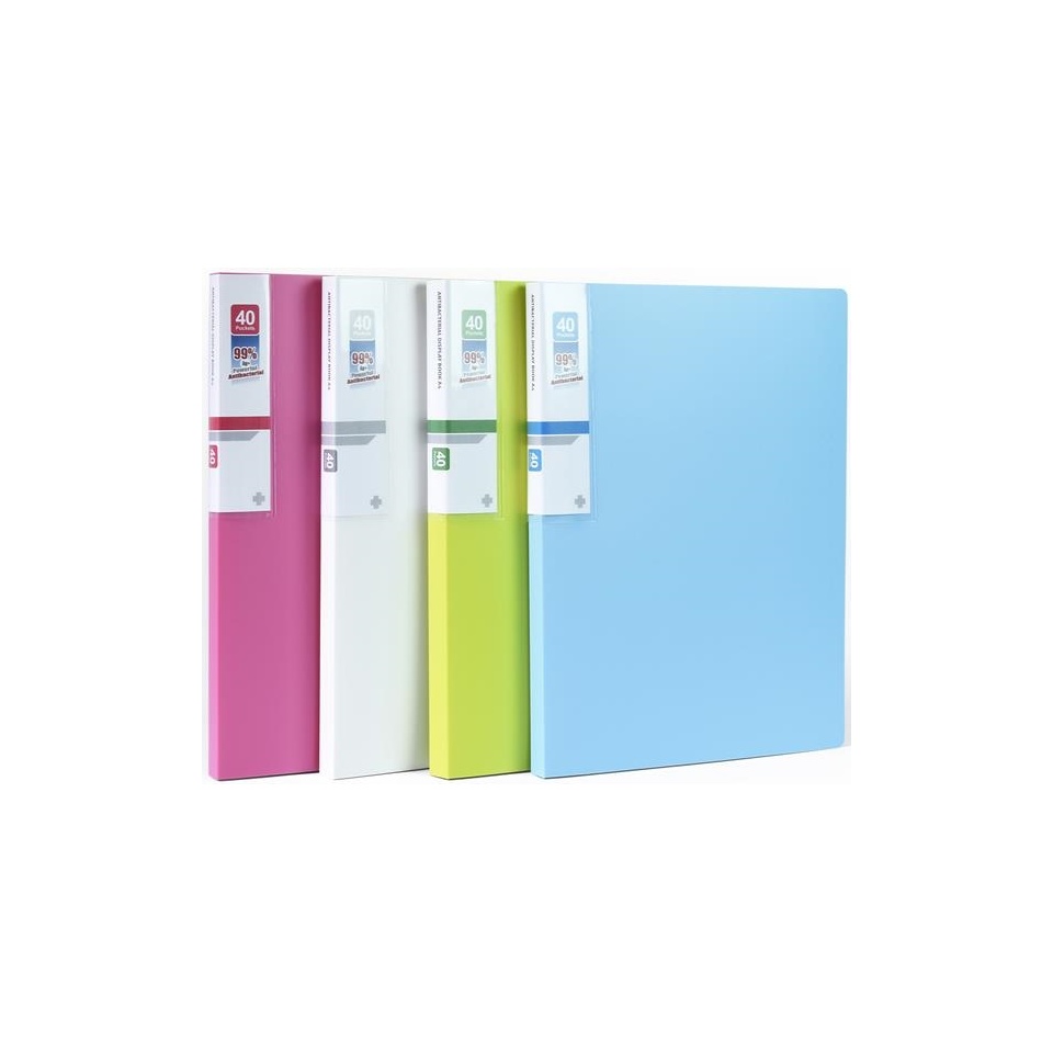 Esitluskaaned DisplayBook 10 taskut pink