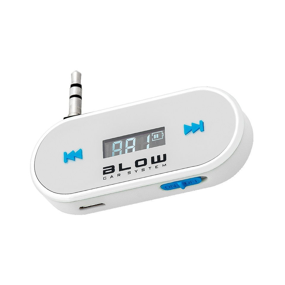 FM transmitter nutitelefonile BLOW White