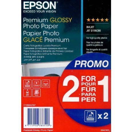 Fotopaber 10x15 Epson Premium glossy 80L