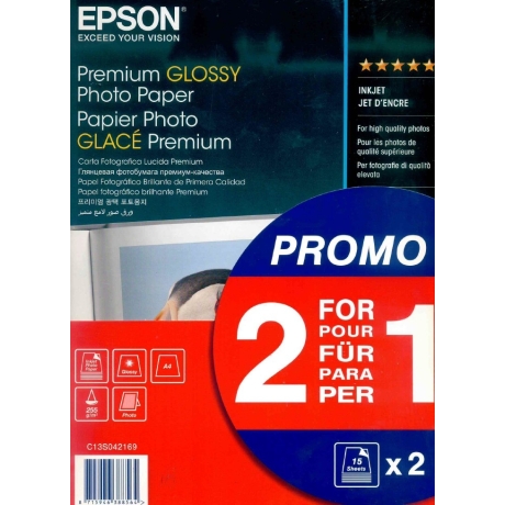 Fotopaber A4 Epson Premium Glossy 30L