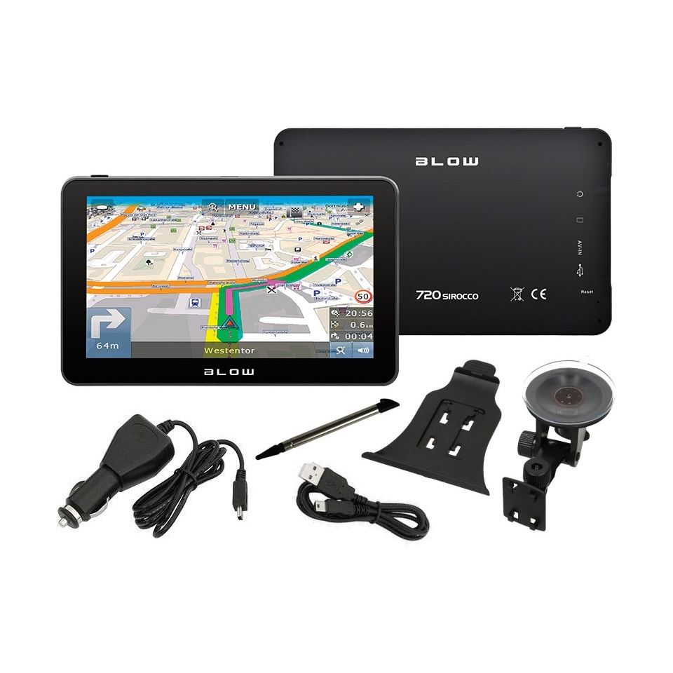 GPS Sirocco 720 8GB HD 7'' Truck EU