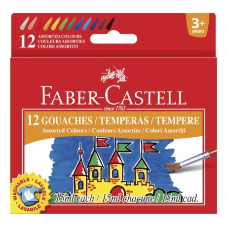 Guass Faber-Castell 15ml 12värvi
