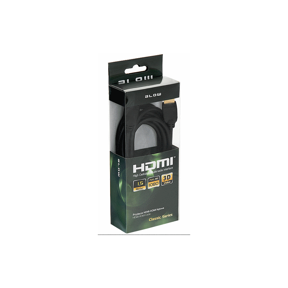 Kaabel HDMI 1,5m FullHD,4K, LAN, nurgaga