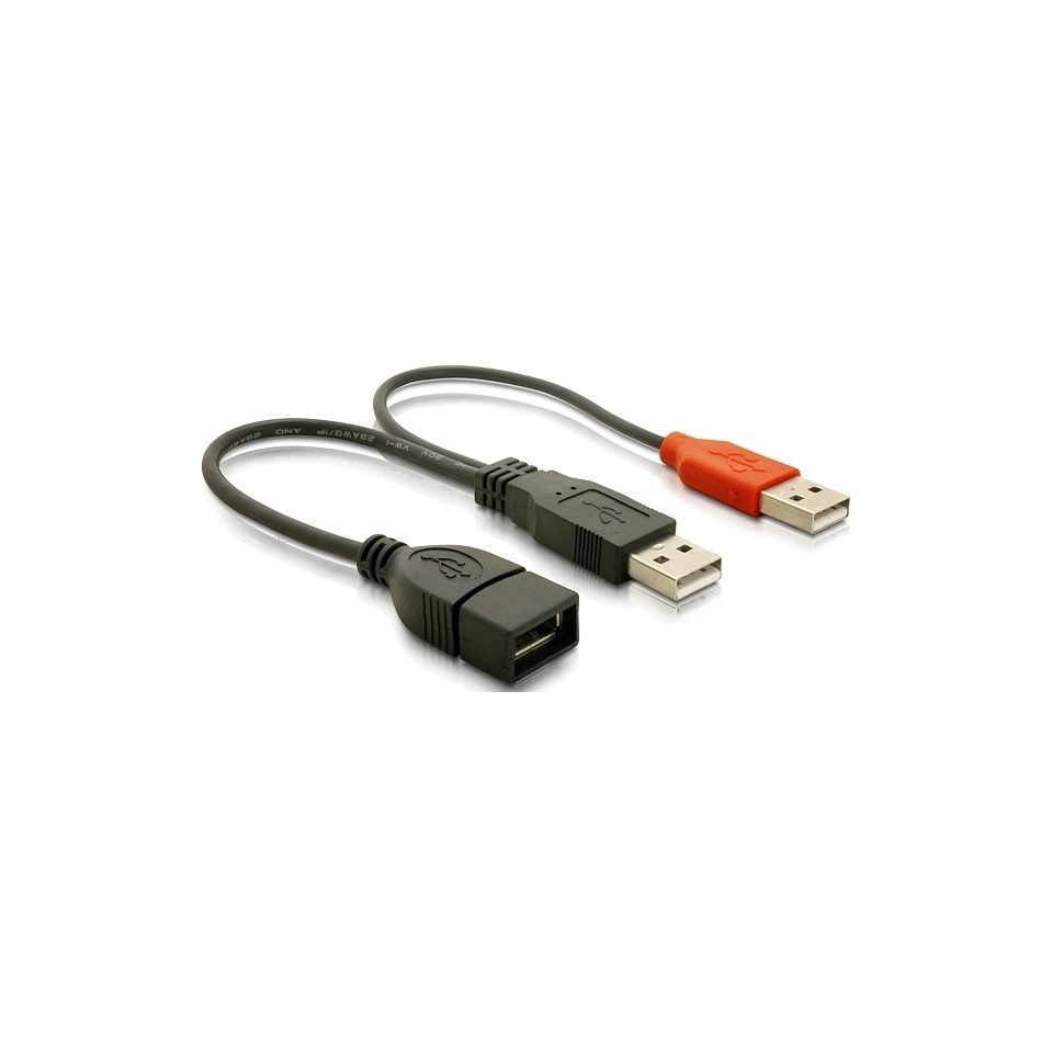 Kaabel USB Data + USB lisatoide 22.5cm