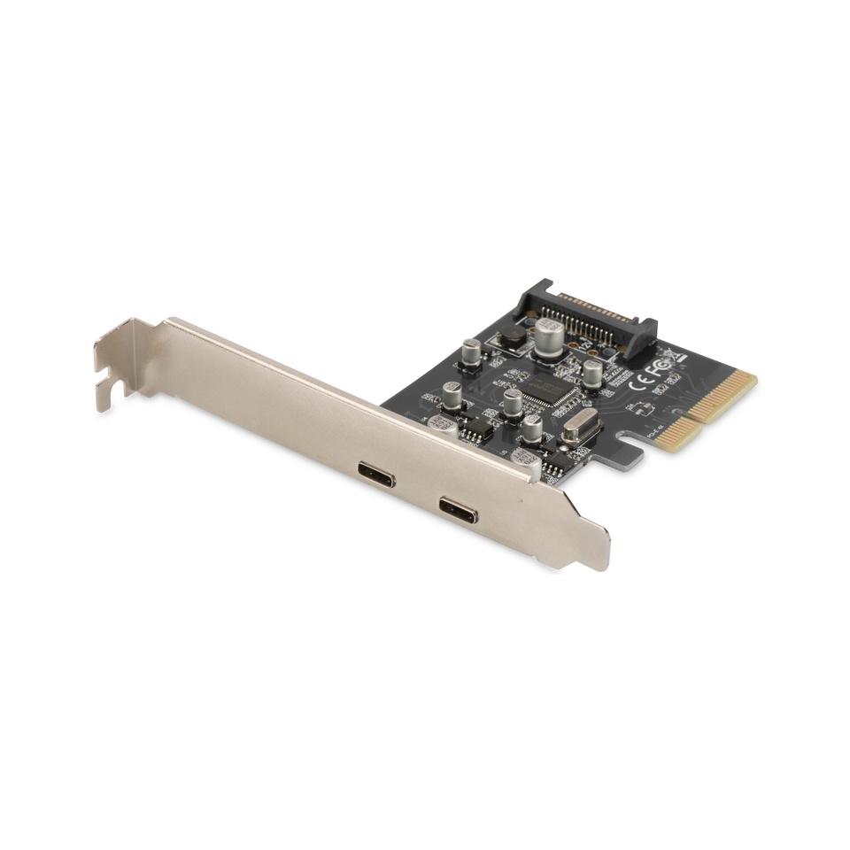 Kaart PCI-E 2xUSB-C Digitus