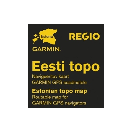 Kaart Regio Eesti TOPO Garminile