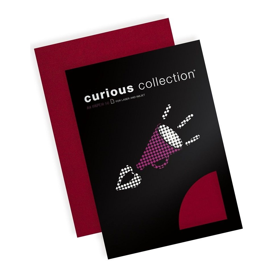 Kalka Curious A4 50lehte punane/red lac