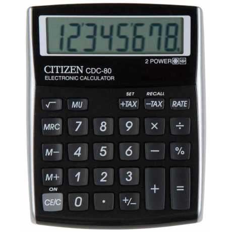 Kalkulaator Citizen CDC-80BK lauale