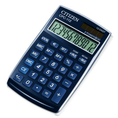 Kalkulaator Citizen CPC-112BL lauale si*