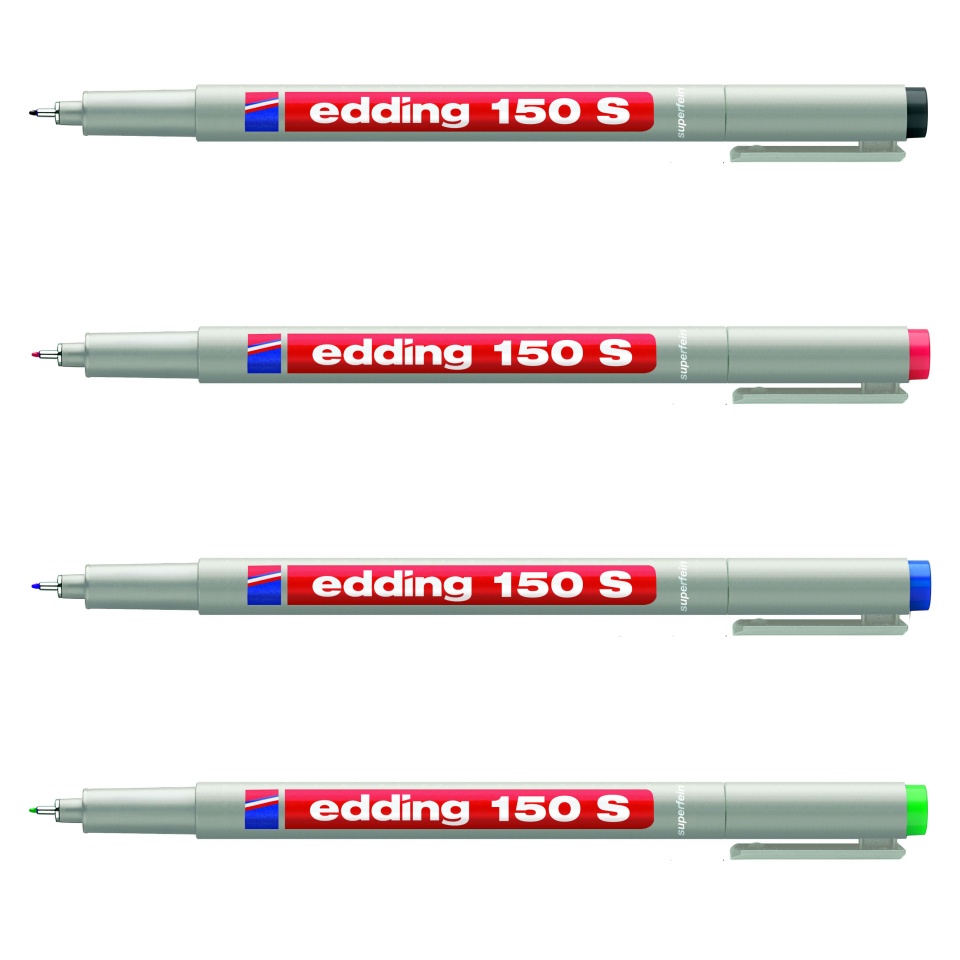 Kilemarker Edding mahapühit 0,3mm punane