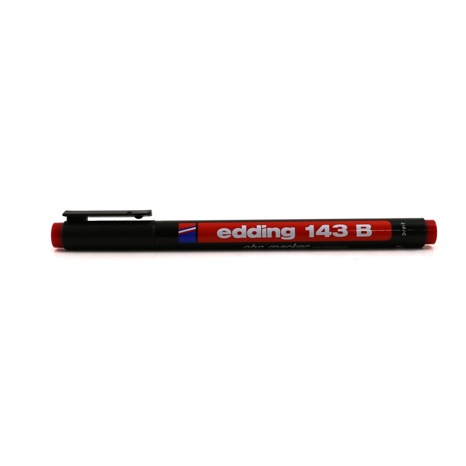 Kilemarker Edding veekindel 1-3mm punane