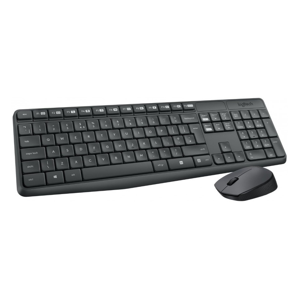 Klaviatuur+hiir Logitech wireles MK235US