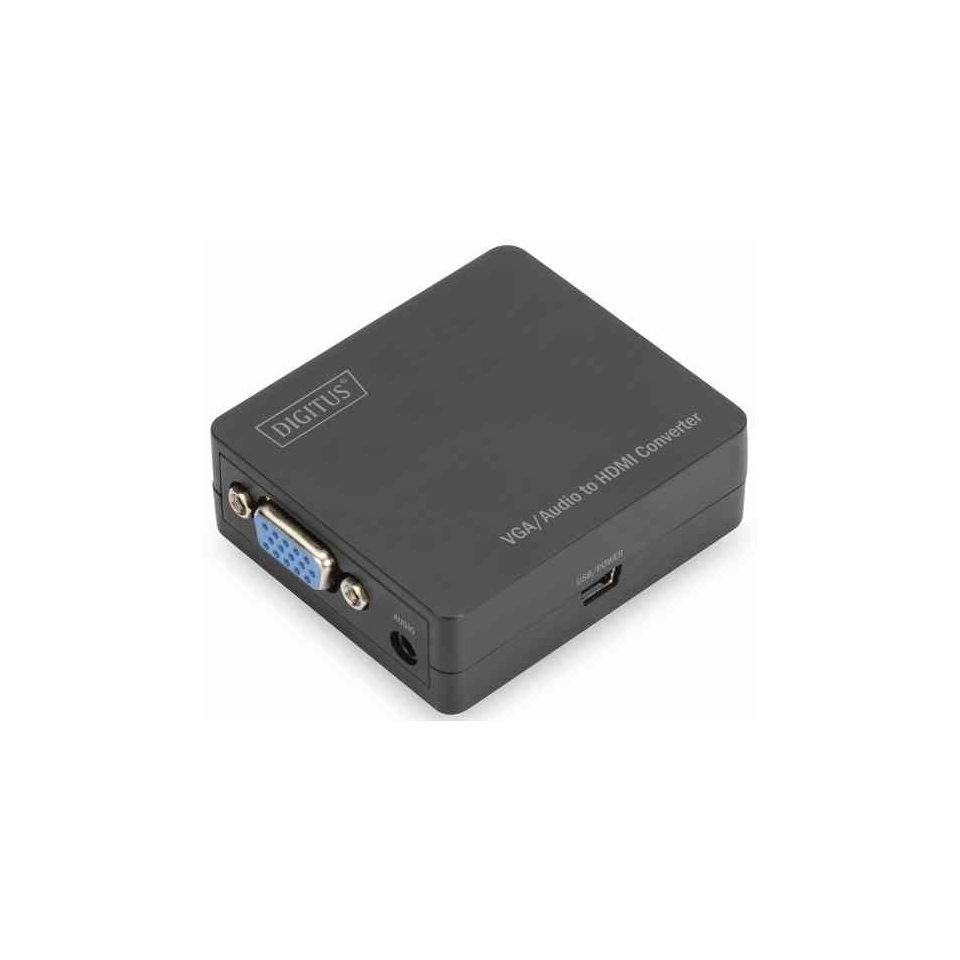 Konverter VGA to HDMI+audio Digitus