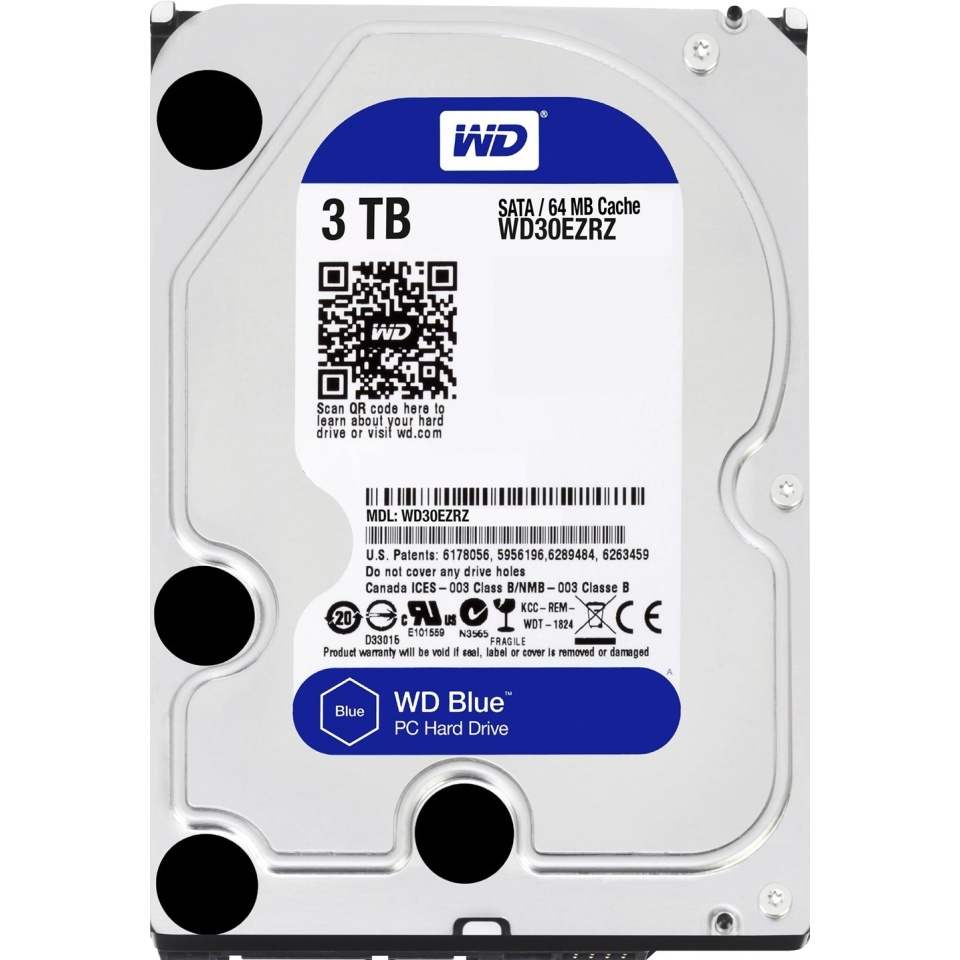 Kõvaketas 3TB WD Blue 3,5" sata3