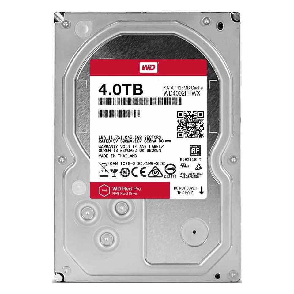 Kõvaketas 4TB WD RED PRO 128MB 7200rpm