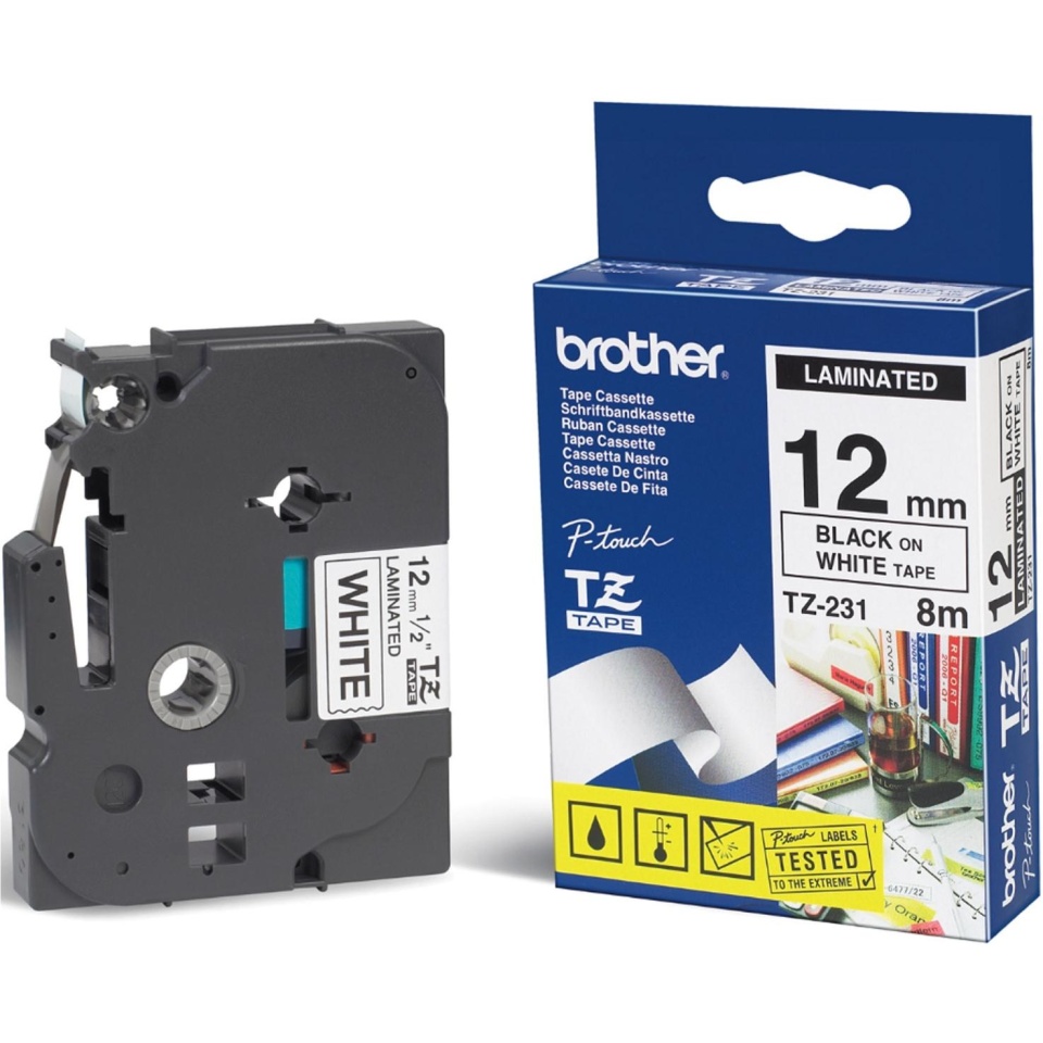 Lint Brother TZE-231 must valgel 12mm