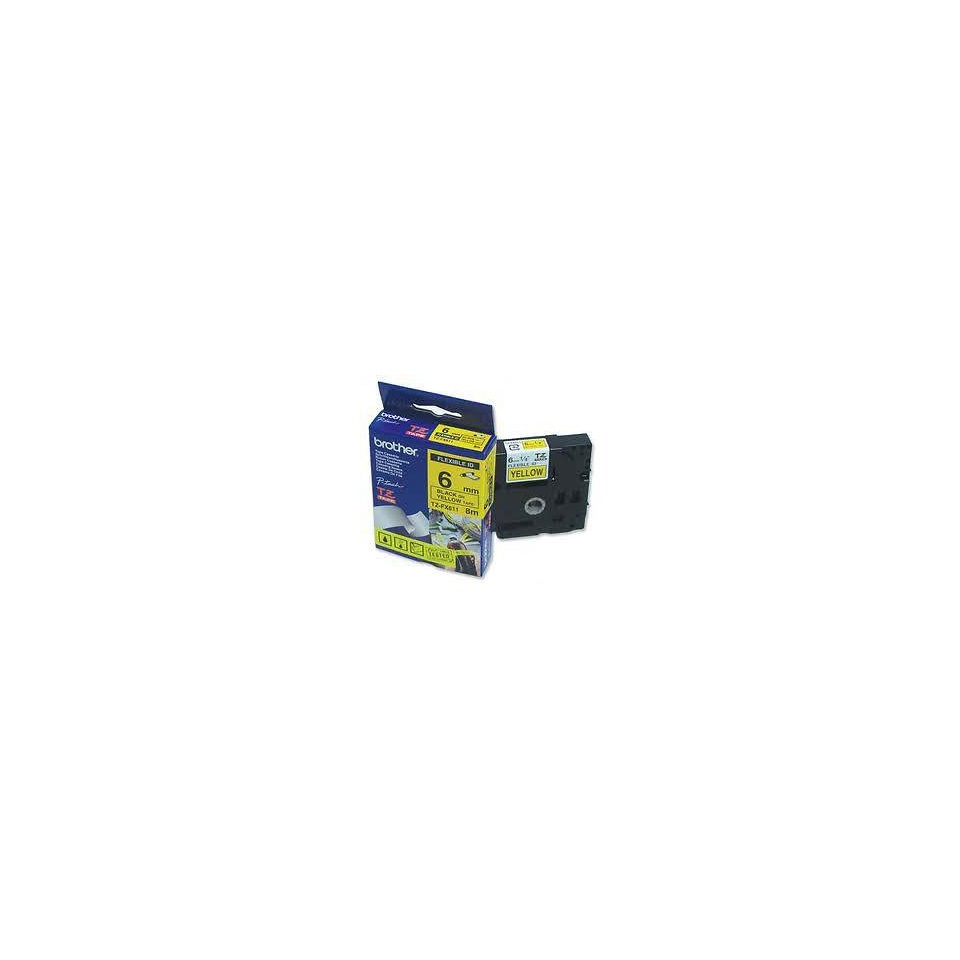 Lint Brother TZE-611 must kollasel 6mm