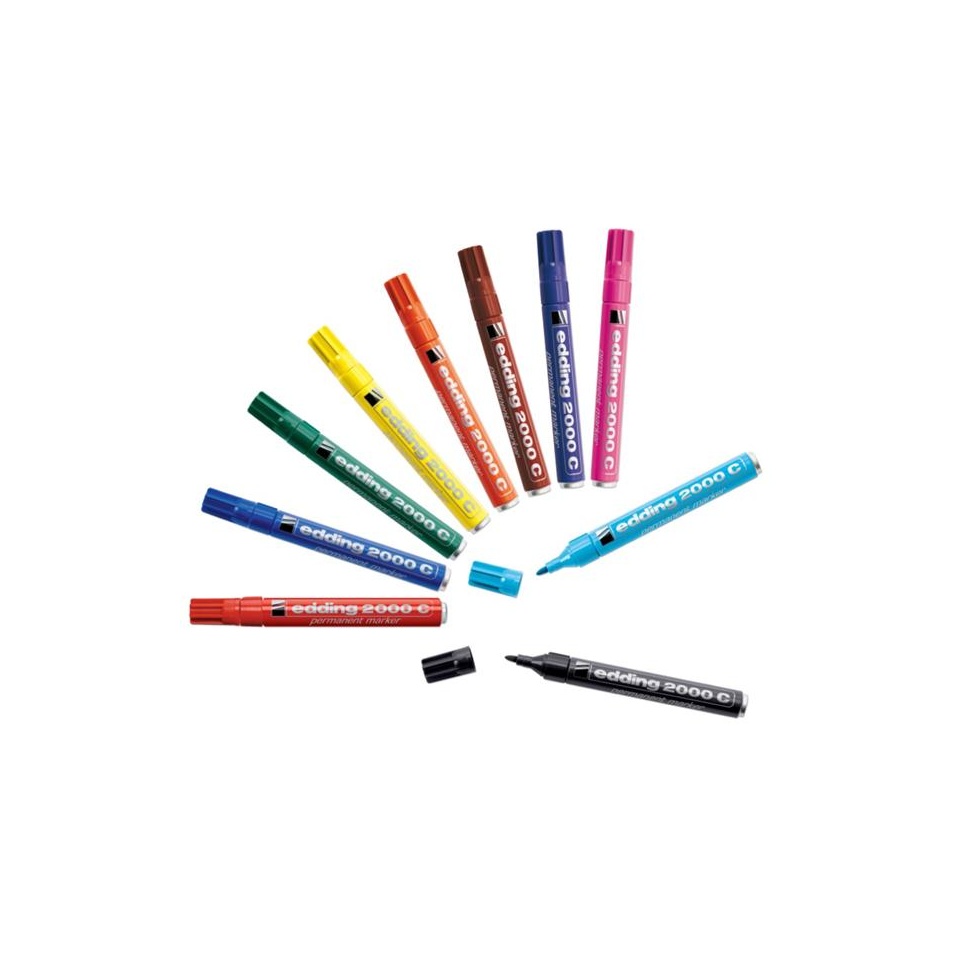 Marker Edding permanent 1,5-3mm punane*