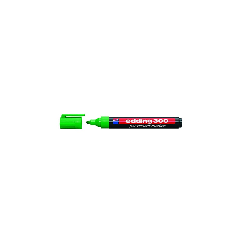 Marker Edding permanent 1,5-3mm roheline