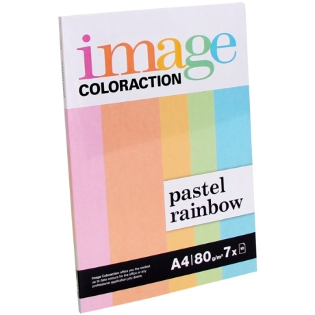 Paber Image A4/80g 7x10 värvi pastelsed