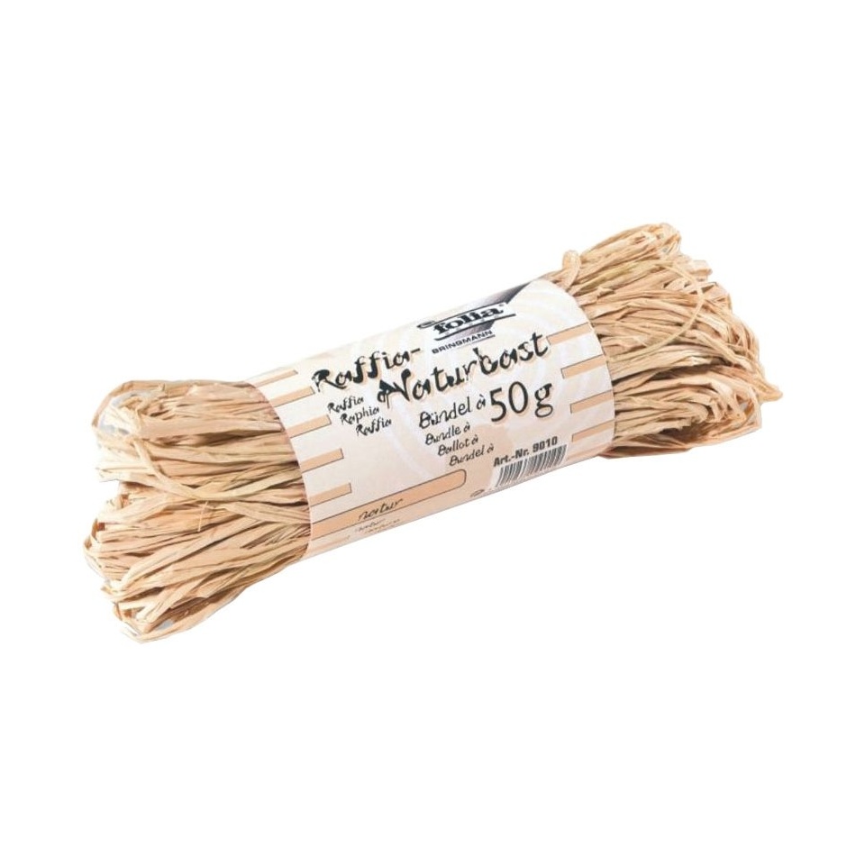 Pakkenöör Raffia 50g naturaalne