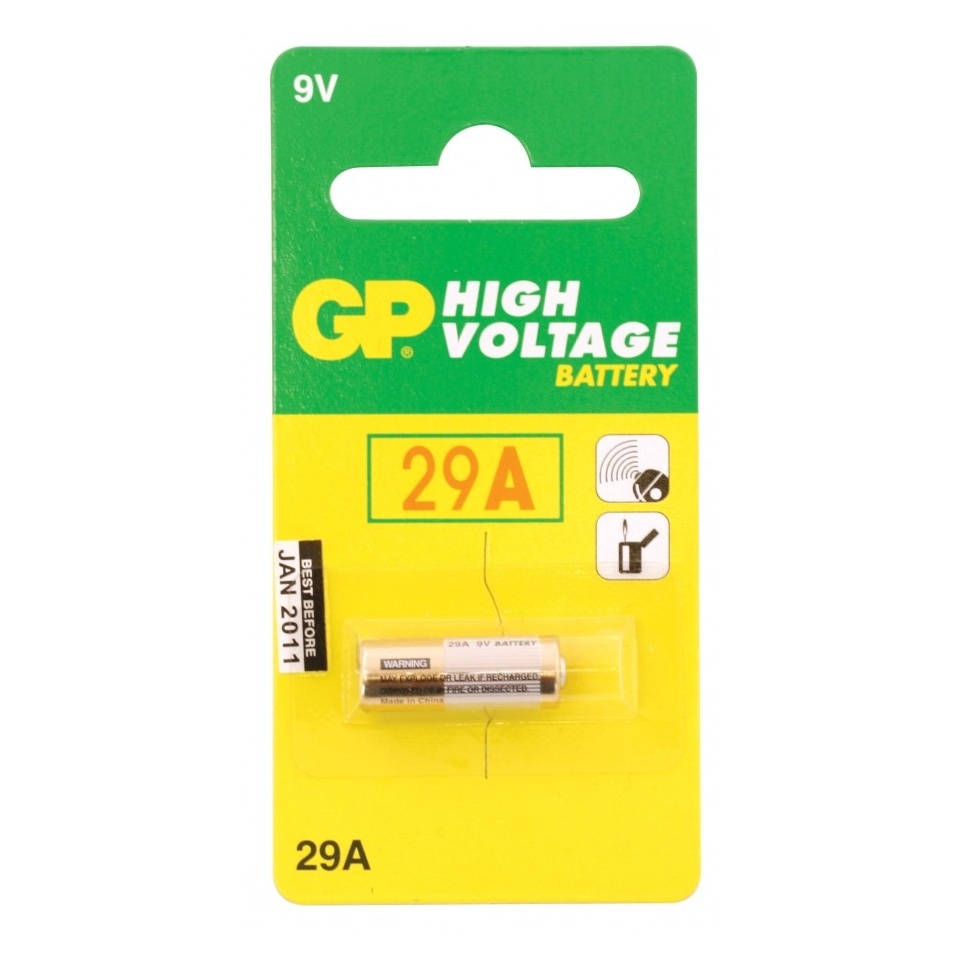 Patarei 9V 29A GP Alkaline