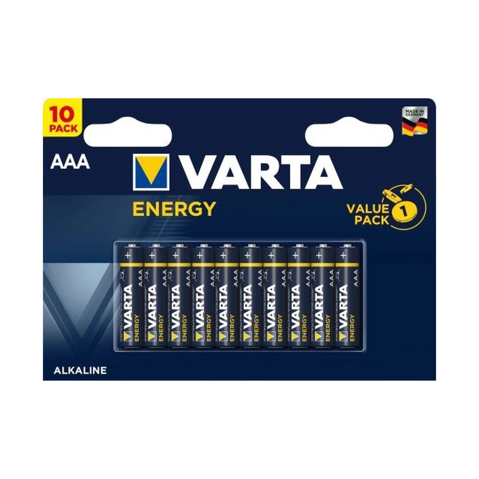 Patarei  AAA LR03 Varta Energy 10tk