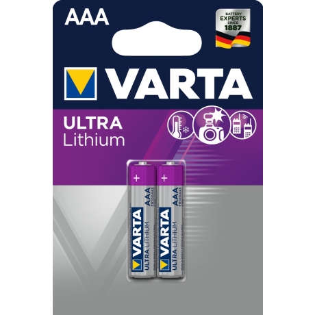 Patarei AAA Varta Pro Ultra Lithium 2tk